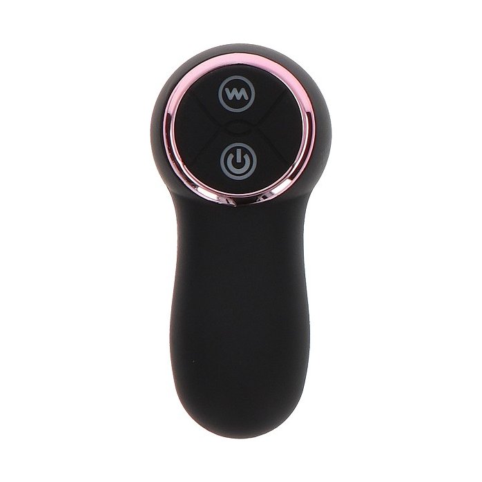 Синяя анальная вибропробка Buttocks The Wild Magn Pulse Vibrating Plug - 15 см. Фотография 5.
