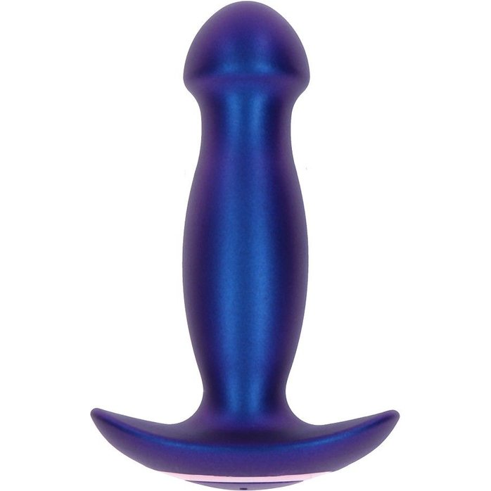 Синяя анальная вибропробка Buttocks The Wild Magn Pulse Vibrating Plug - 15 см