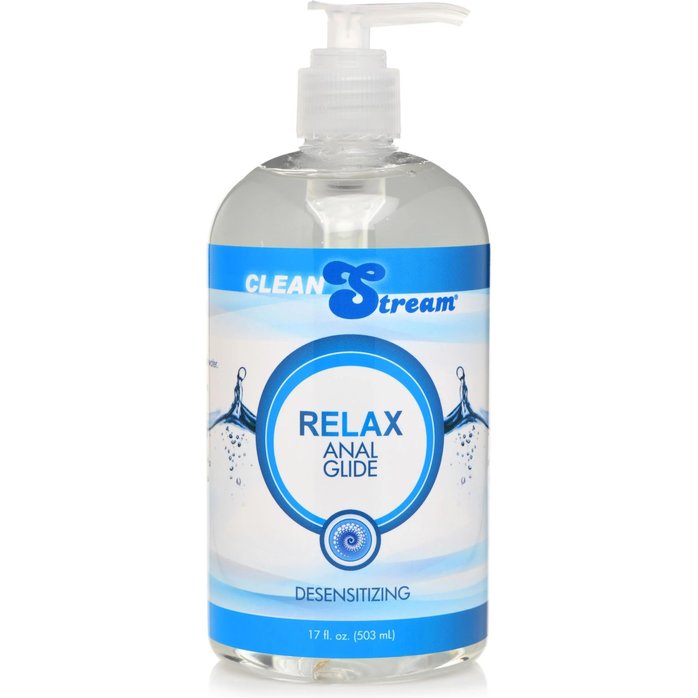 Анальный лубрикант на водной основе Relax Desensitizing Anal Lube - 503 мл - CleanStream