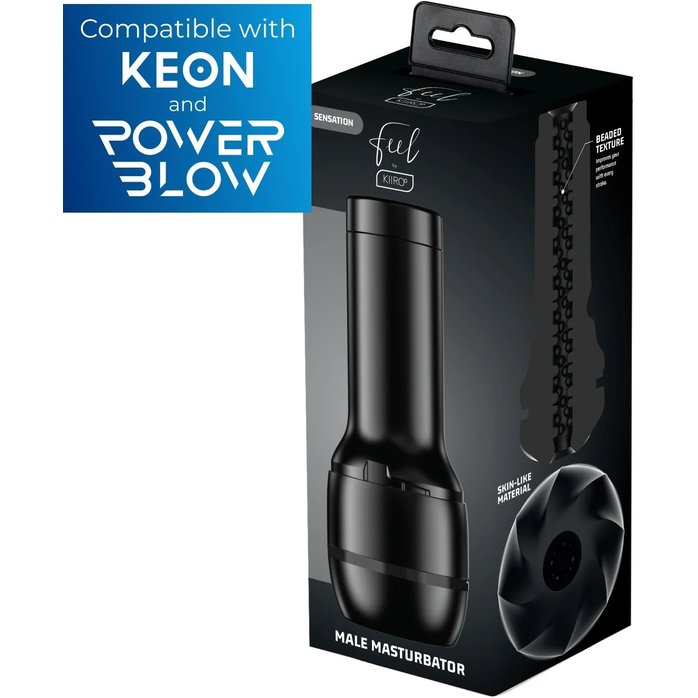 Черный мастурбатор FeelSensation Stroker. Фотография 5.