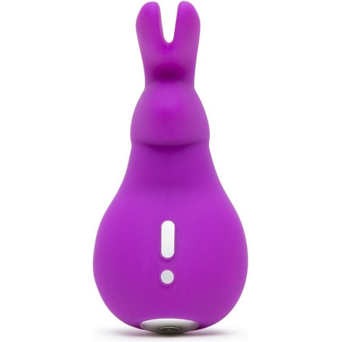 Фиолетовый клиторальный вибратор в форме зайчика. Фотография 2.