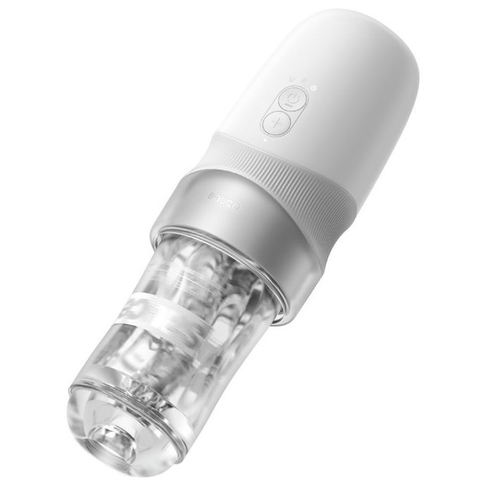 Белый автоматический мастурбатор Extra Sauce