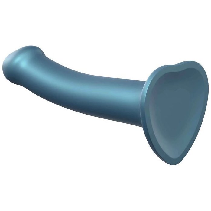 Голубой фаллоимитатор Mono Density Dildo Size M - 16 см. Фотография 2.