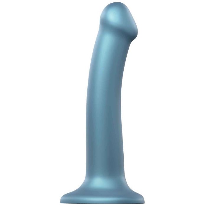 Голубой фаллоимитатор Mono Density Dildo Size M - 16 см
