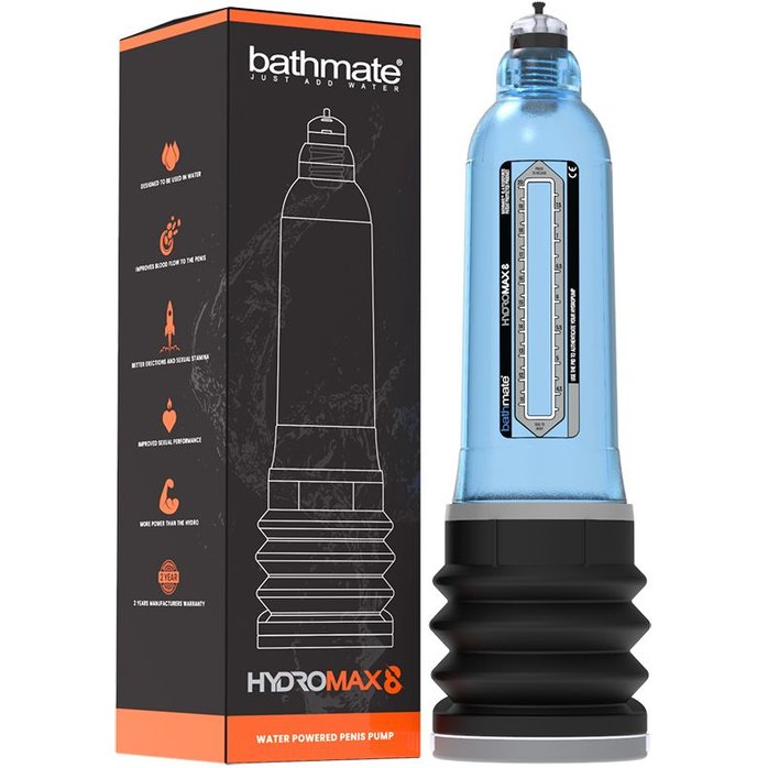 Синяя гидропомпа Bathmate HydroMAX8. Фотография 2.