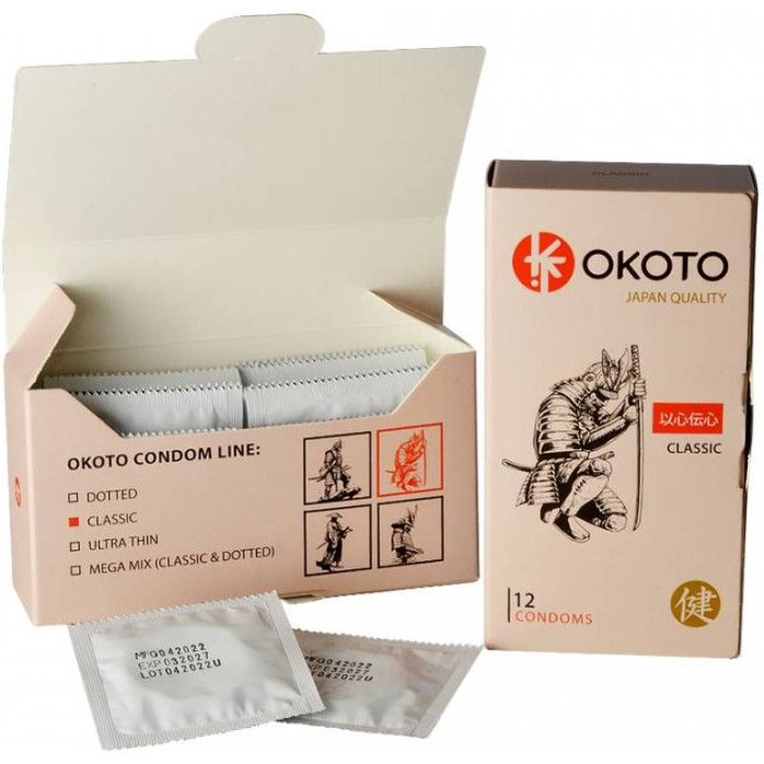 Презервативы OKOTO Classic - 12 шт - Sitabella condoms