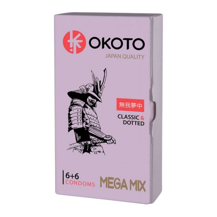 Презервативы OKOTO Mega Mix - 12 шт