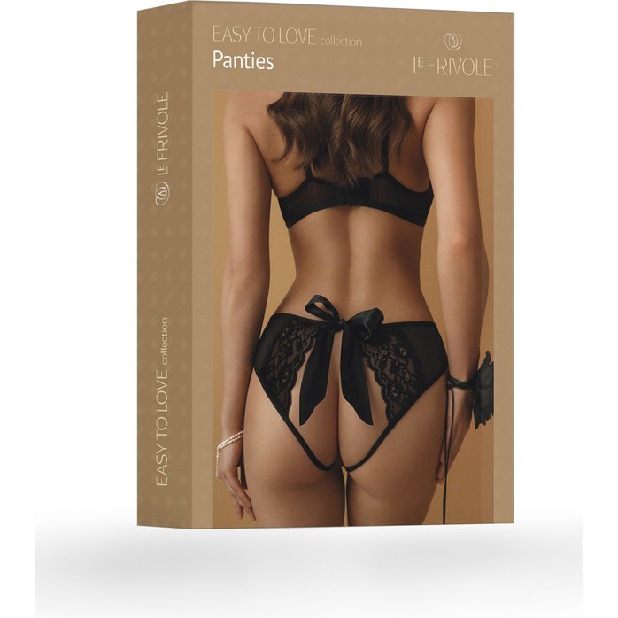 Эффектные трусики с доступом и бантом сзади - Easy to love. Фотография 6.