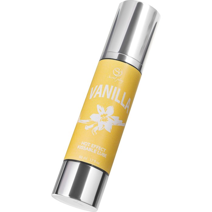 Массажное масло 2-в-1 Vanilla Hot Effect с разогревающим эффектом и вкусом ванили - 50 мл. Фотография 2.