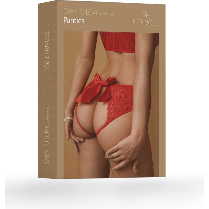 Сексуальные трусики с доступом и бантом сзади - Easy to love. Фотография 5.