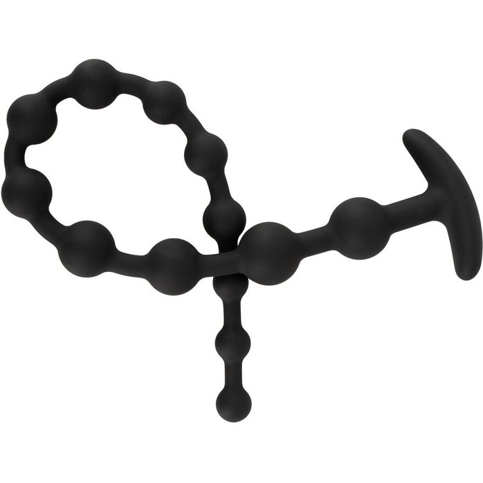 Черные анальные бусы Anal beads - 50 см - You2Toys. Фотография 5.