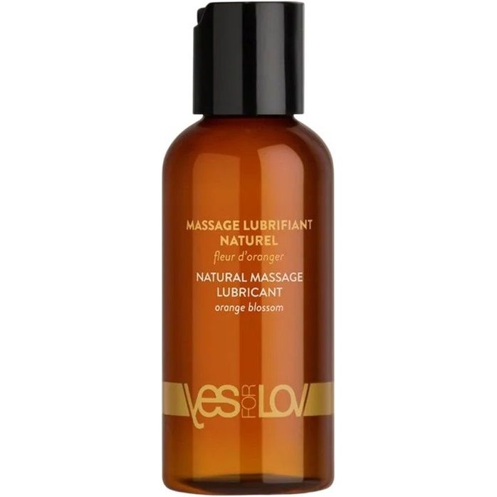 Натуральная массажная смазка Natural Massage Lubricant Orange Blossom - 100 мл. Фотография 2.