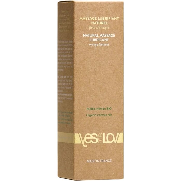 Натуральная массажная смазка Natural Massage Lubricant Orange Blossom - 100 мл. Фотография 3.