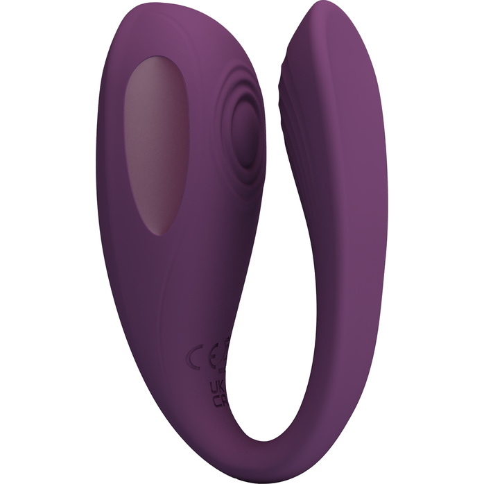 Фиолетовый вибратор для двоих Aari - Pretty Love. Фотография 5.