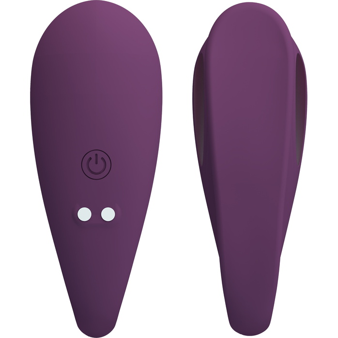 Фиолетовый вибратор для двоих Aari - Pretty Love. Фотография 6.