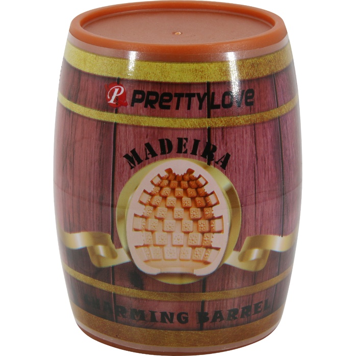 Мастурбатор в футляре-бочке Charming Barrel Madeira - Pretty Love. Фотография 7.