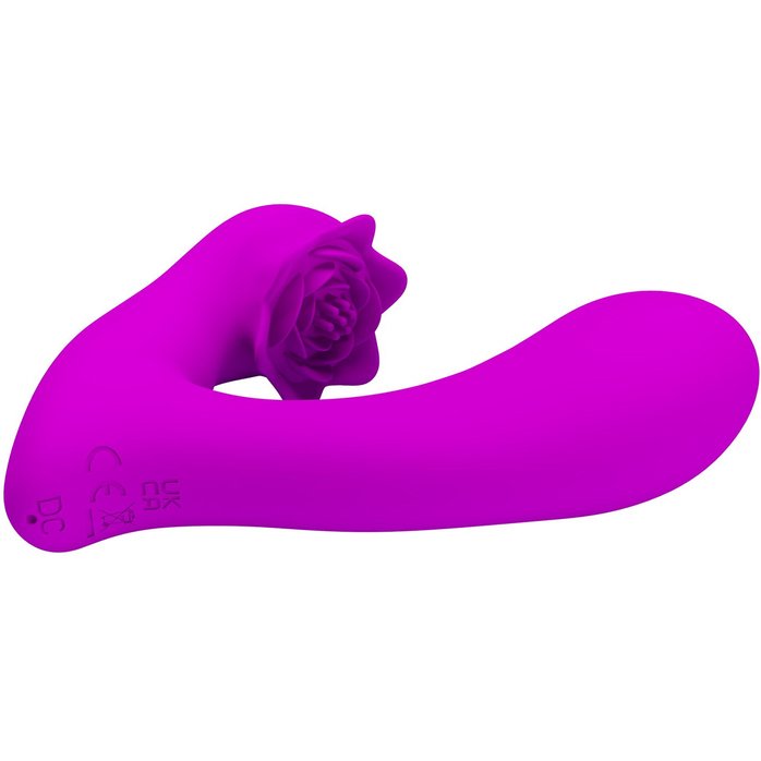 Лиловый вибратор Nadal для двойной стимуляции - Pretty Love. Фотография 7.