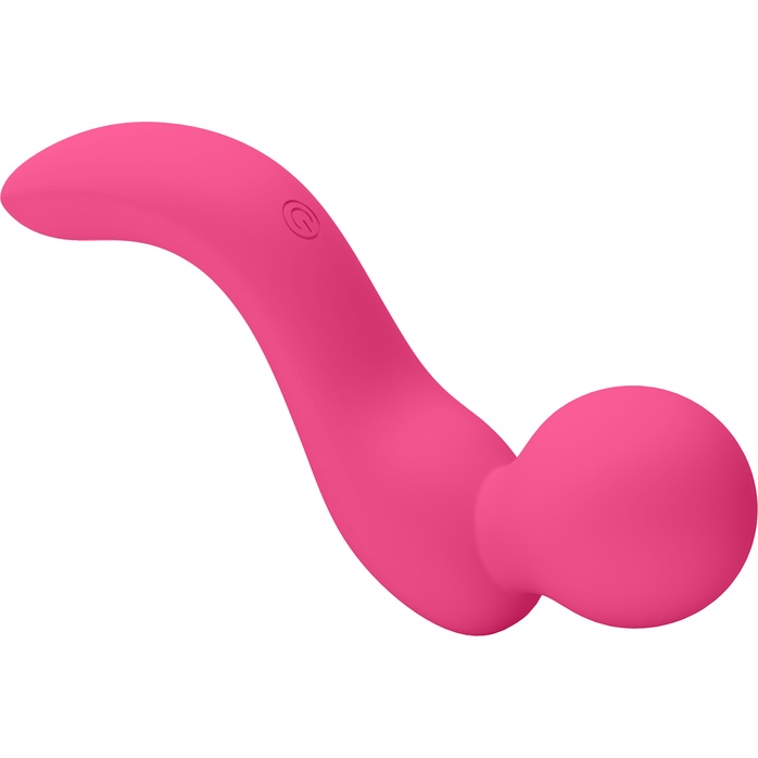 Розовый вибратор с изогнутой головкой Lois - Pretty Love. Фотография 6.