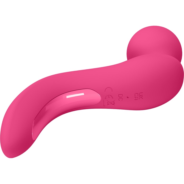 Розовый вибратор с изогнутой головкой Lois - Pretty Love. Фотография 8.