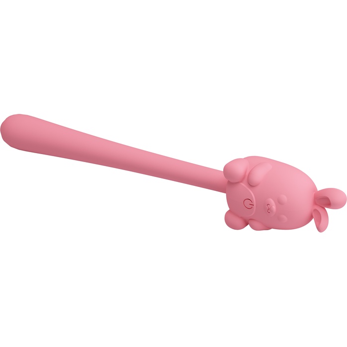 Розовый гибкий вибратор - 14,2 см - Pretty Love. Фотография 6.