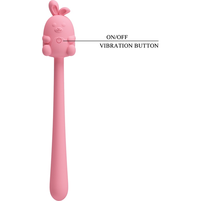 Розовый гибкий вибратор - 14,2 см - Pretty Love. Фотография 8.