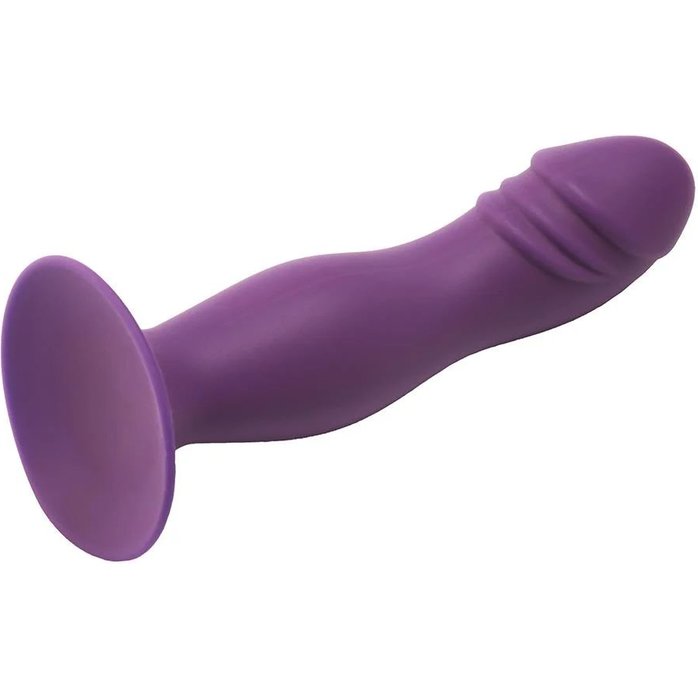 Фиолетовый фаллоимитатор Pleasure Dildo - 14,6 см - Flirts. Фотография 4.