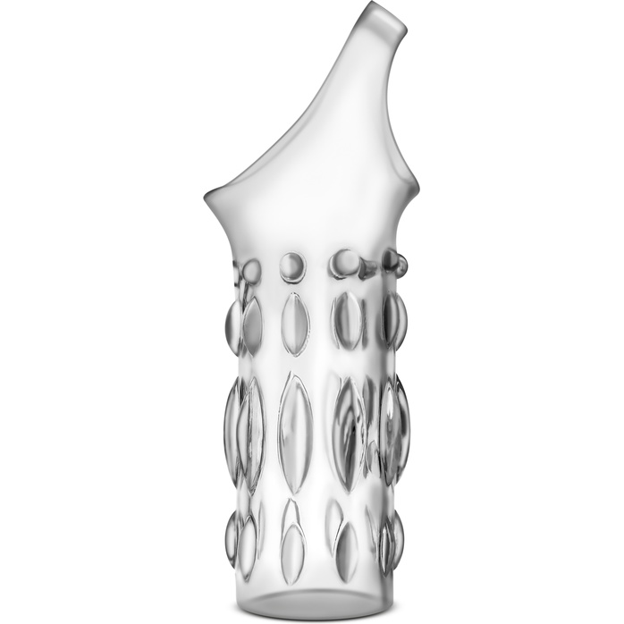Прозрачная насадка на пенис Stretchy Studded Penis Sleeve Ring - Performance. Фотография 2.