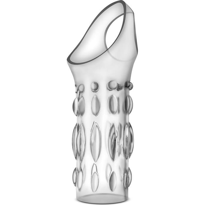 Прозрачная насадка на пенис Stretchy Studded Penis Sleeve Ring - Performance