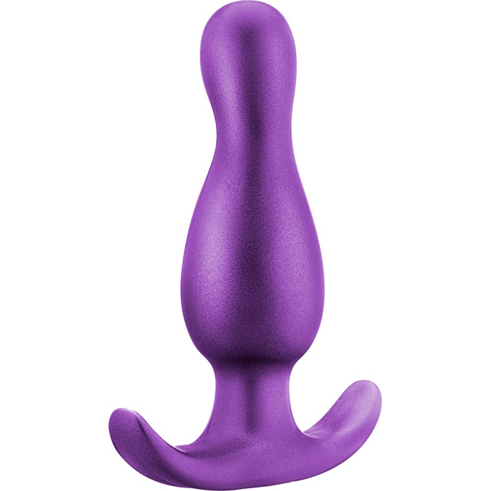 Фиолетовая анальная пробка The Quantum Plug - 8,9 см - Anal Adventures. Фотография 3.