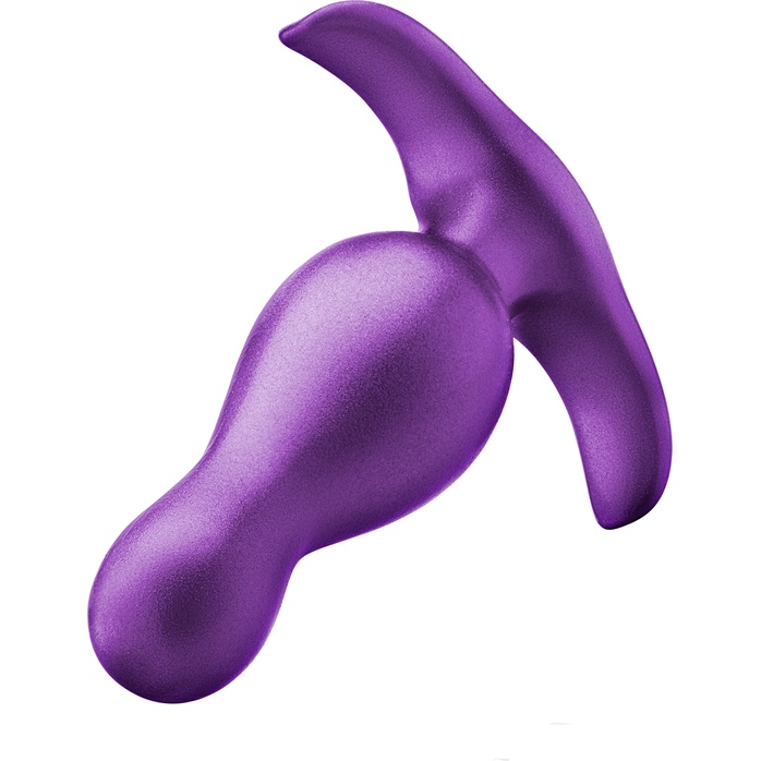 Фиолетовая анальная пробка The Quantum Plug - 8,9 см - Anal Adventures. Фотография 4.