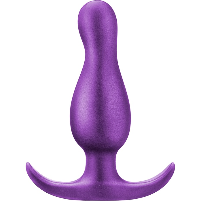 Фиолетовая анальная пробка The Quantum Plug - 8,9 см - Anal Adventures