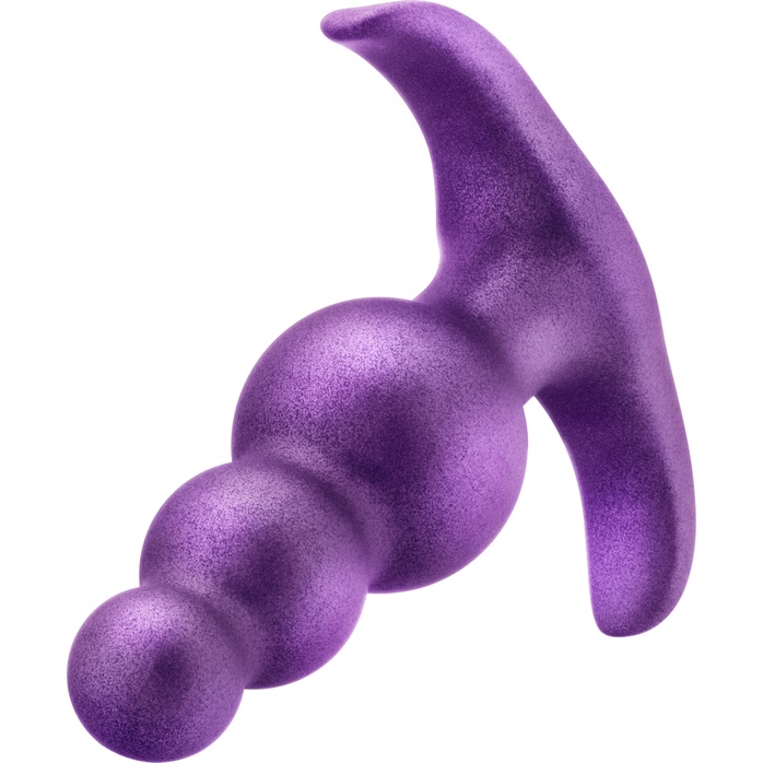 Фиолетовая анальная пробка The Supernova Plug - 7,6 см - Anal Adventures. Фотография 4.