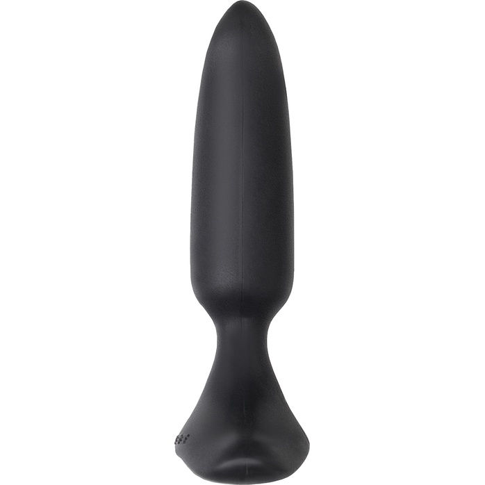 Черная анальная втулка Hush 2 (XS) - 12,1 см. Фотография 5.