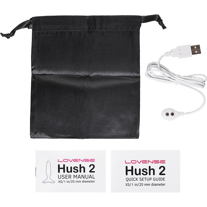 Черная анальная втулка Hush 2 (XS) - 12,1 см. Фотография 8.