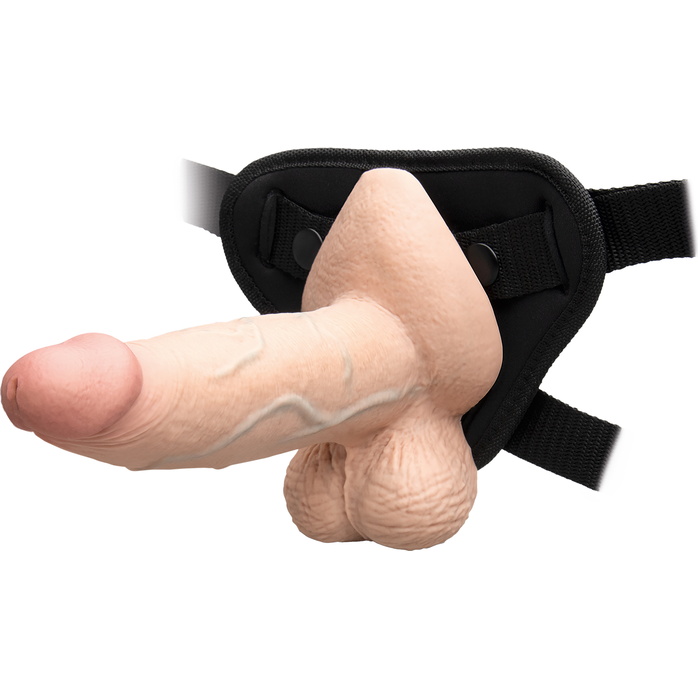 Телесный анальный фаллоимитатор Slipskin 7’’ Girthy - 17,8 см. Фотография 7.