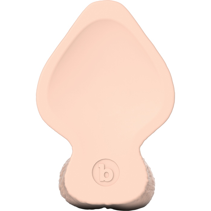 Телесный анальный фаллоимитатор Slipskin 7’’ Girthy - 17,8 см. Фотография 8.