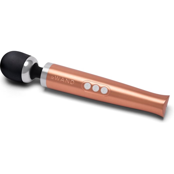 Золотистый вибромассажер Die Cast. Фотография 2.