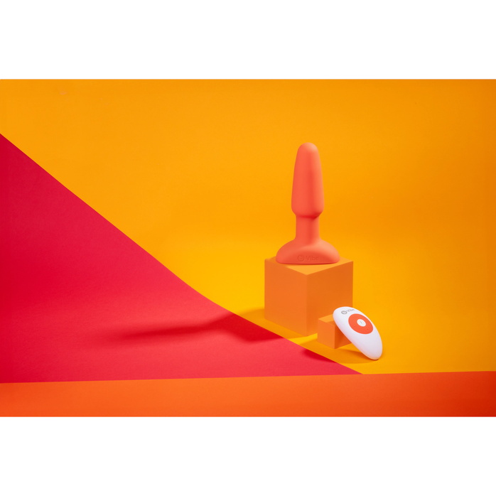 Оранжевая анальная пробка с эффектом римминга Rimming Plug - 15 см. Фотография 10.