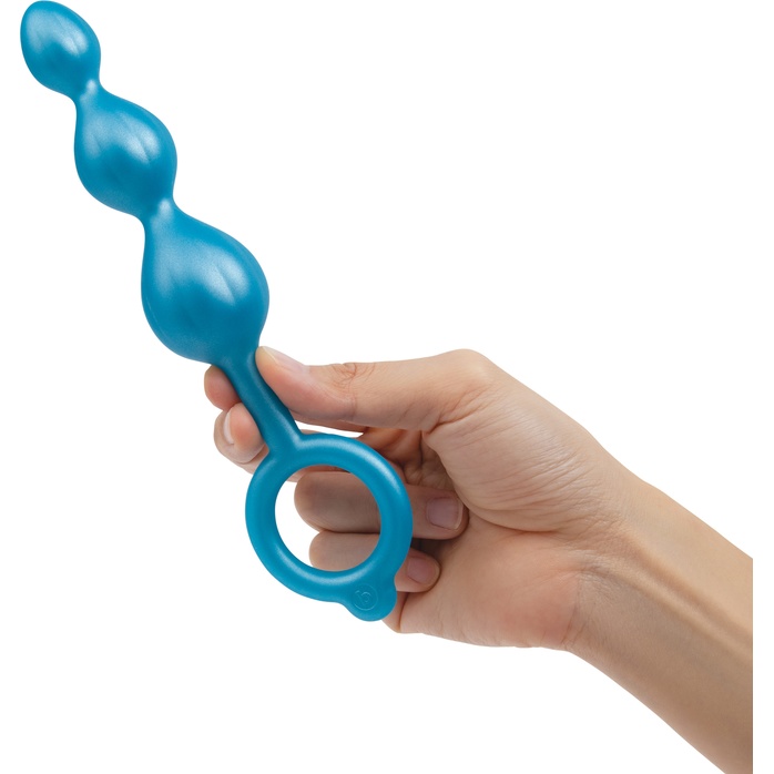 Набор из 3 силиконовых анальных стимуляторов Beaded Butties Bundle. Фотография 14.