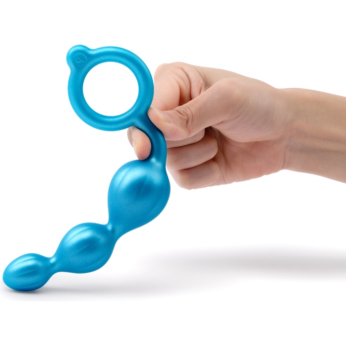 Набор из 3 силиконовых анальных стимуляторов Beaded Butties Bundle. Фотография 7.