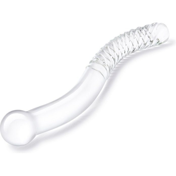 Стеклянный фаллоимитатор 11’’ Glass Pelvic Wand Double Ended - 28 см. Фотография 3.