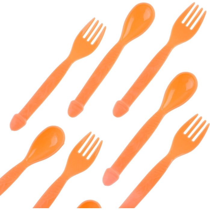 Набор пластиковых столовых приборов «Всё в твоих руках». Фотография 2.