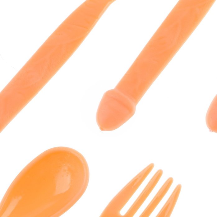 Набор пластиковых столовых приборов «Всё в твоих руках». Фотография 3.