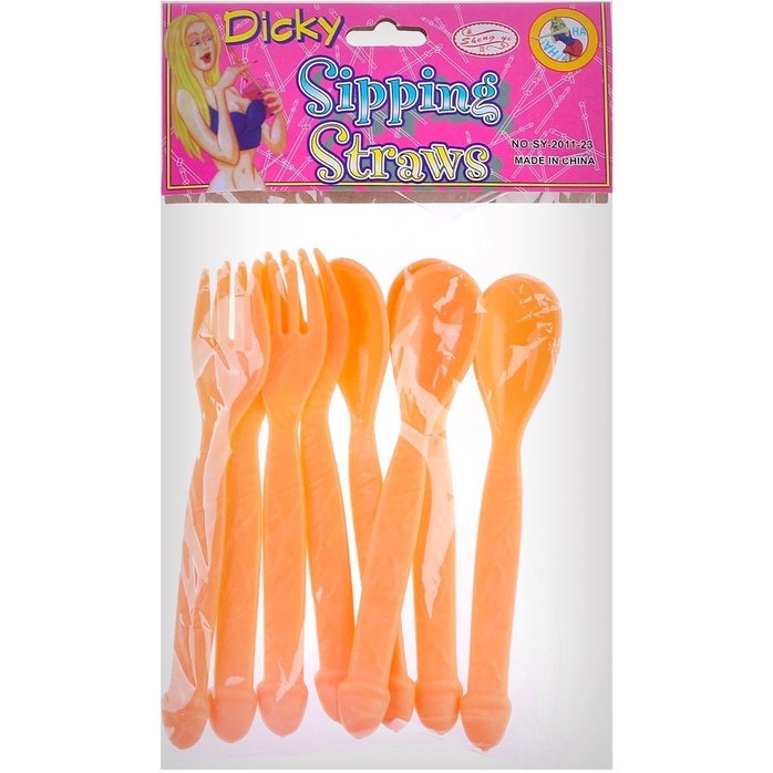 Набор пластиковых столовых приборов «Всё в твоих руках». Фотография 5.