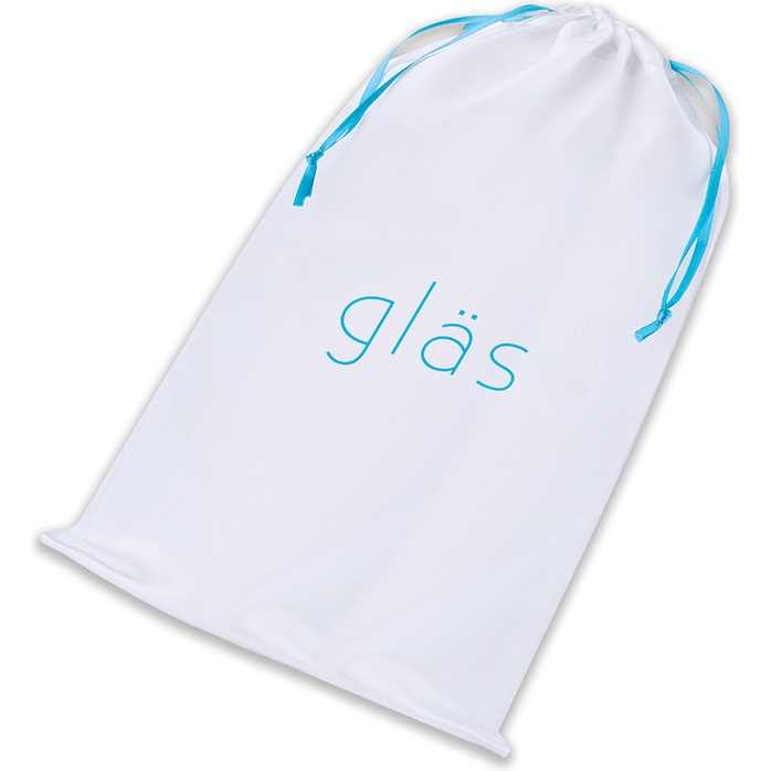 Стеклянный фаллоимитатор на подставке 7,5’’ Rideable Standing Glass Cock With Stability Base - 19 см. Фотография 7.