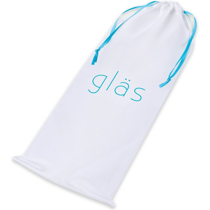 Прозрачный стеклянный фаллоимитатор 6’’ Glass Dildo With Veins Flat Base - 15,2 см. Фотография 5.