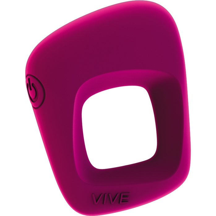 Розовое эрекционное вибрирующее кольцо Senca - Vive