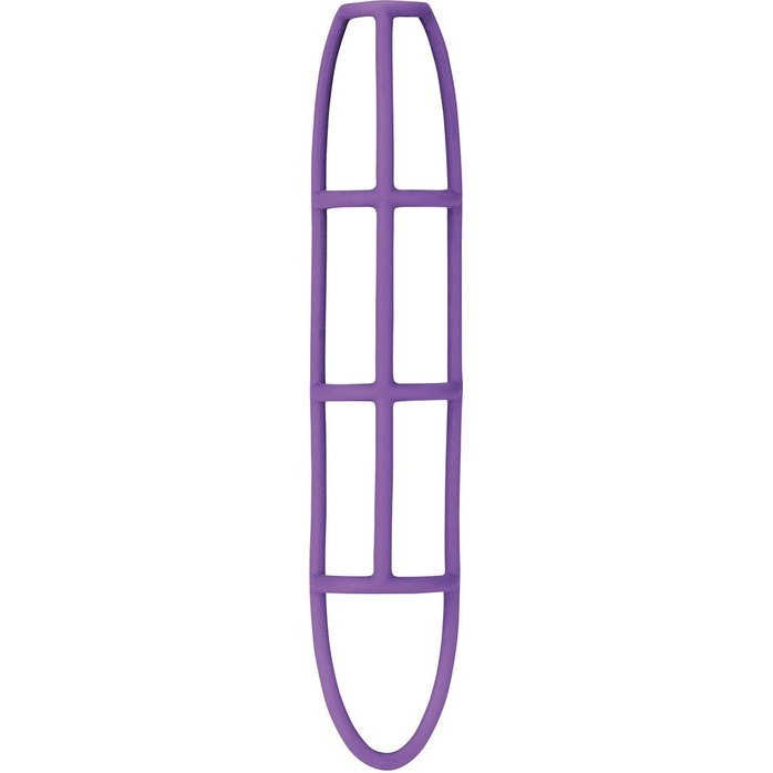 Фиолетовая насадка-сетка на пенис - Shots Toys