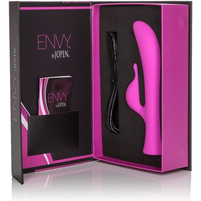 Розовый вибромассажер Six Envy by Jopen - 17,8 см - Envy. Фотография 3.