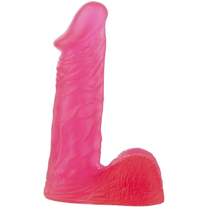 Розовый гелевый фаллоимитатор XSKIN 6 PVC DONG - 15 см - X-Skin